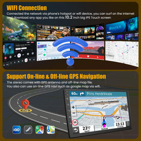 B4U Camry 2012-2014 GPS navigation with online and offline maps and WiFi