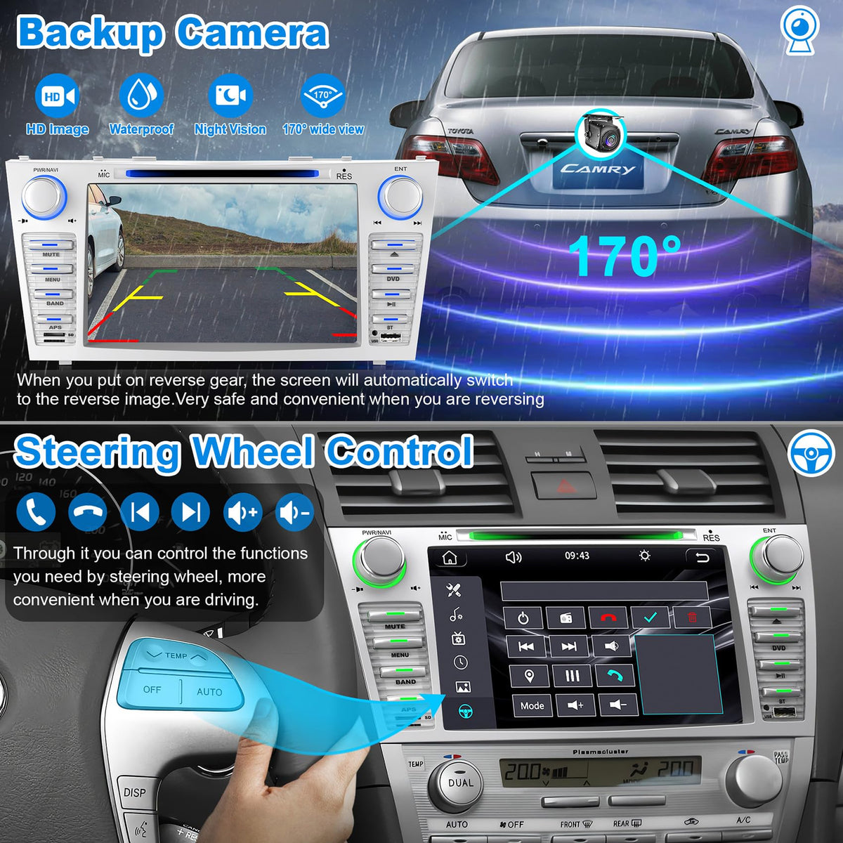 B4U Bluetooth 5.2 with external mic for clear hands-free calls