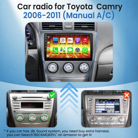 B4U Camry dash installation display for quick upgrade.
