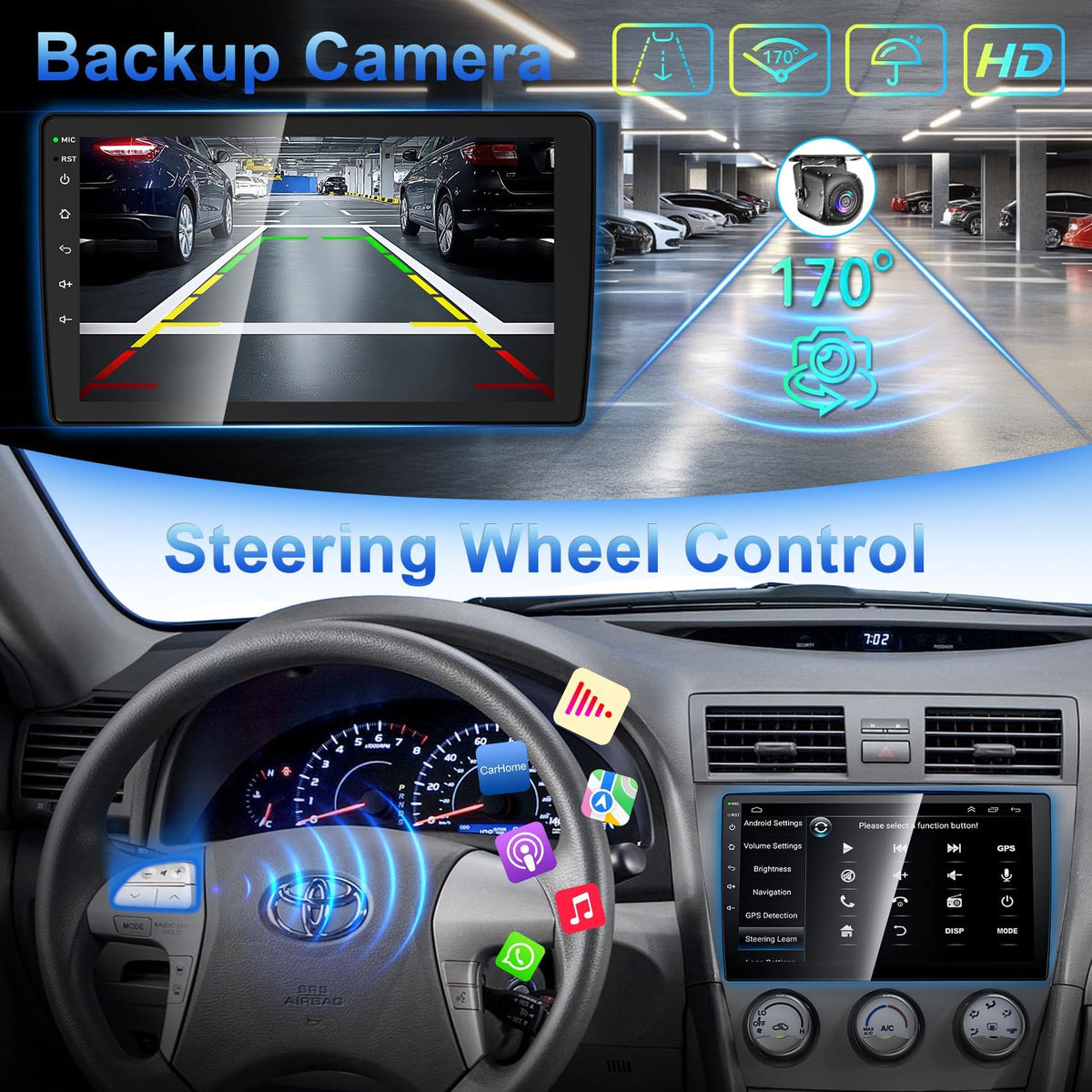 B4U Camry GPS offline maps for reliable navigation on the road.
