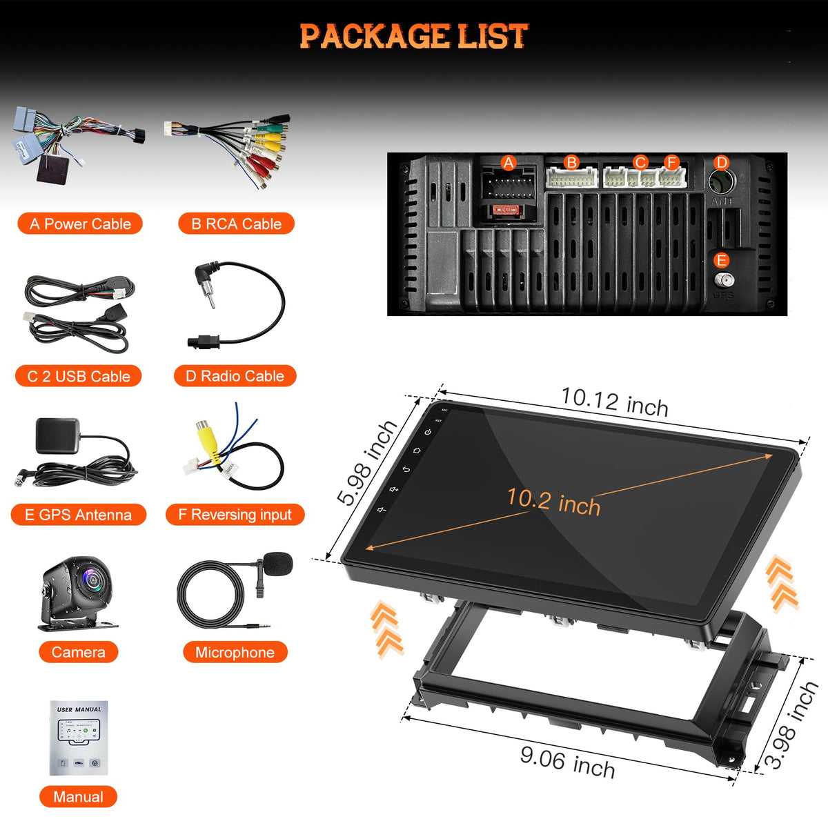 B4U CarPlay and Android Auto wiring options for easy app access.