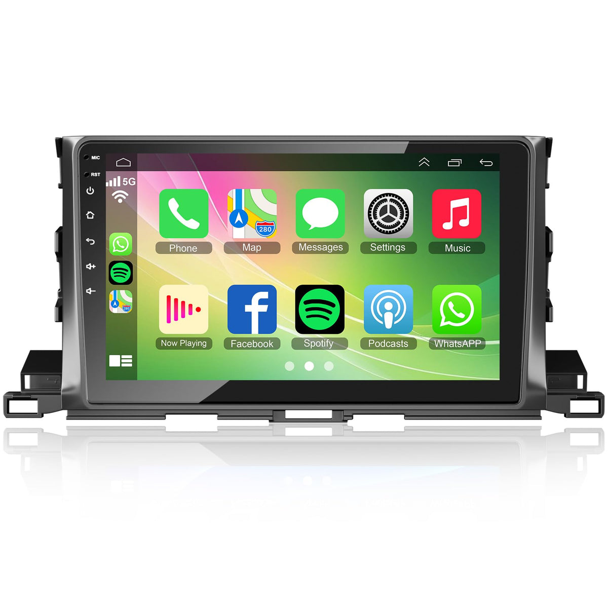 B4U Highlander 10.1 inch touchscreen display for easy in dash control