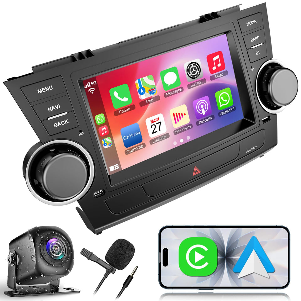 B4U Highlander 8-inch Android 13 head unit for intuitive in-car control