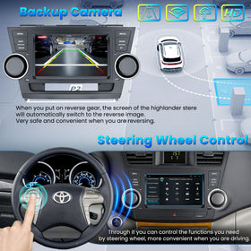 B4U Highlander 170° rear-view camera for safer reversing