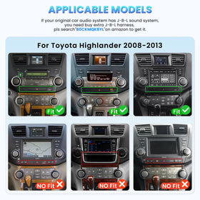 B4U Highlander video output and split-screen for rear-seat entertainment