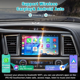 B4U Highlander wireless CarPlay for hands free navigation and calls