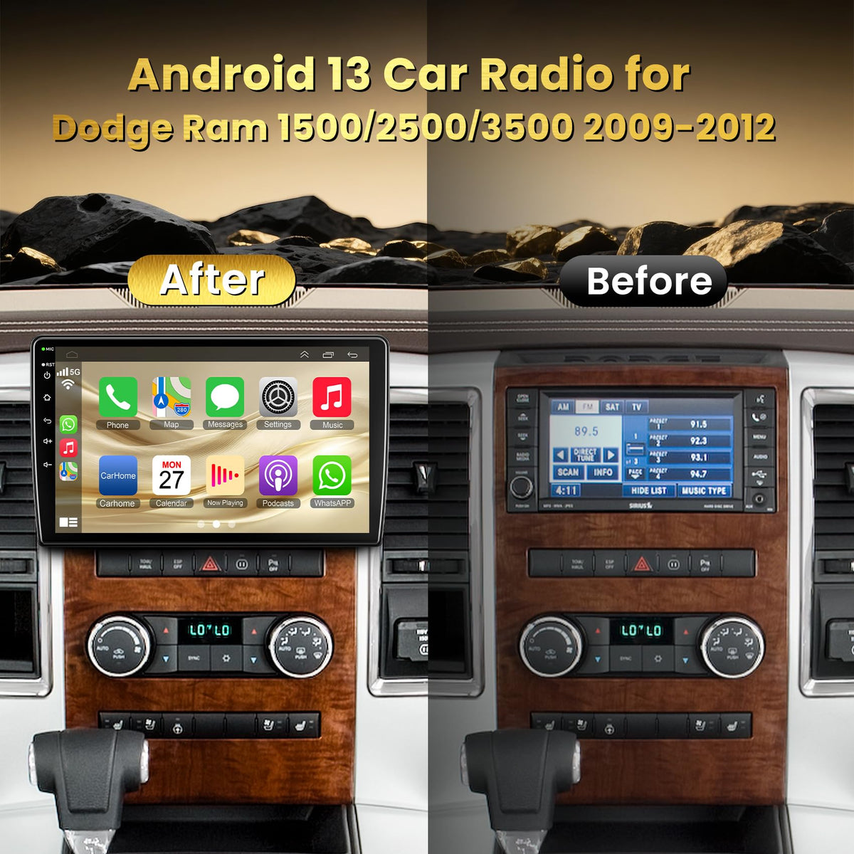 B4U Steering wheel control support simplifies operation without taking eyes off road.