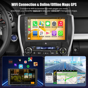 B4U WiFi keeps maps, apps, and streaming accessible in the Camry.