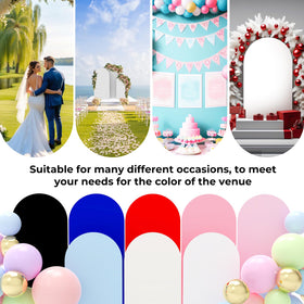 Babenest arch cover stores flat and reusable for future celebrations.