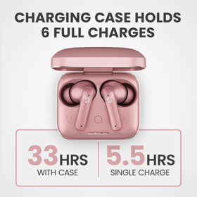 Compact charging case for easy on-the-go power with Back Bay Audio.