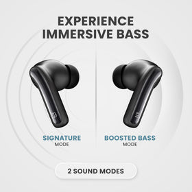 Back Bay Audio FirstClass bass mode visual showing enhanced low-end for immersive listening