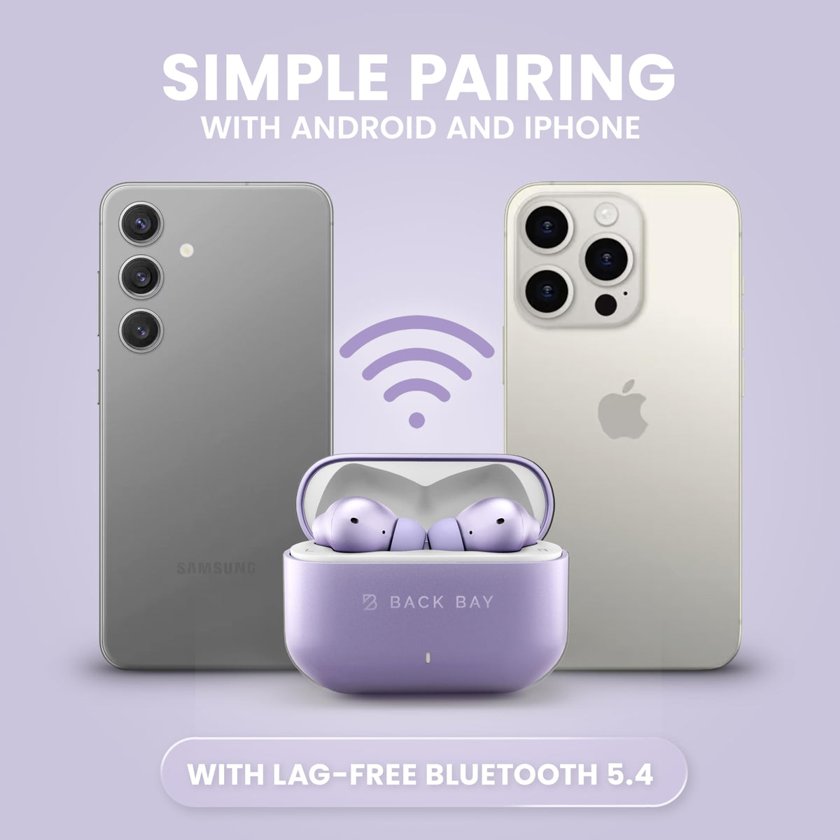 Back Bay Audio FirstClass fast charge powers up hours of playback.