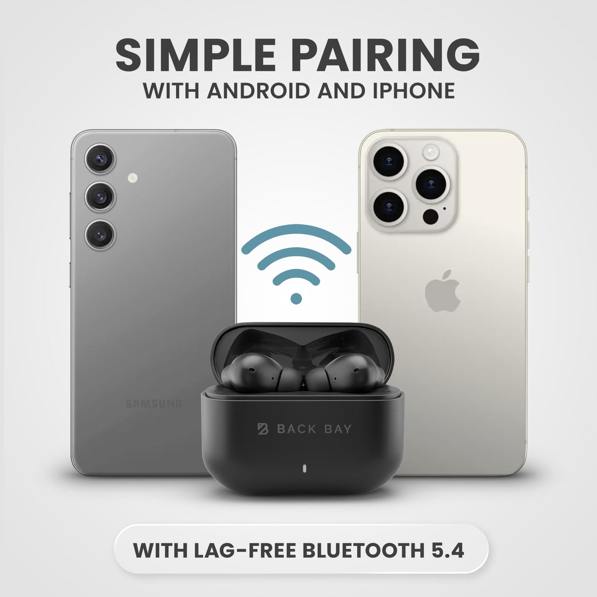 Back Bay Audio FirstClass in-ear fit demonstrating secure seal and comfortable ANC wear