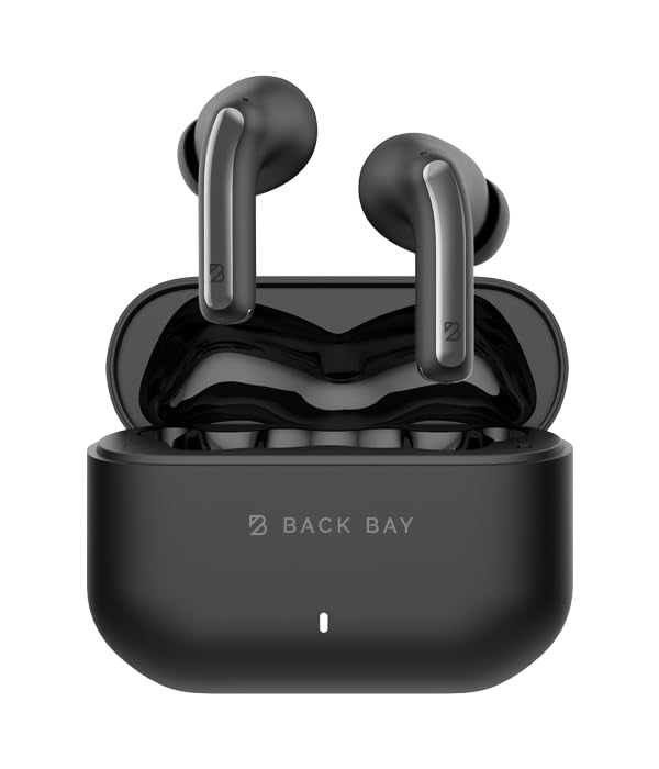 Back Bay Audio FirstClass packaging and accessories layout demonstrating included tips and case