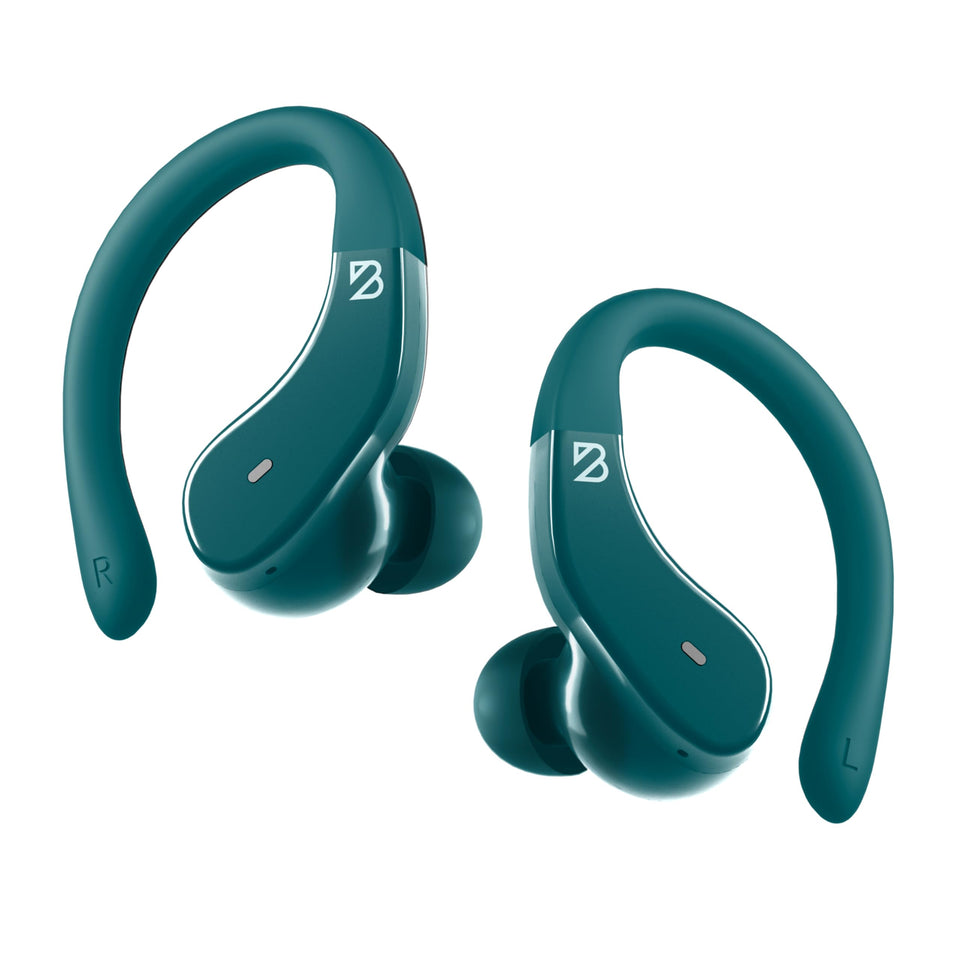 Back Bay Audio front packaging showing earbuds and case, easy setup benefit