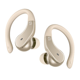 Back Bay Audio front packaging showing earbuds and charging case, highlights secure fit