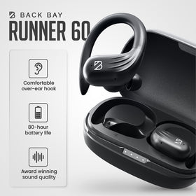 Back Bay Audio control surface and texture for convenient on‑the‑go use