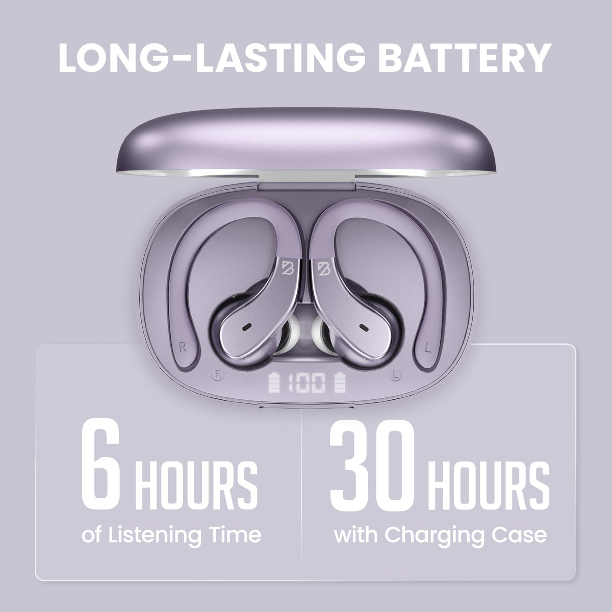 Back Bay Audio Runner touch controls allow quick music and calls management.