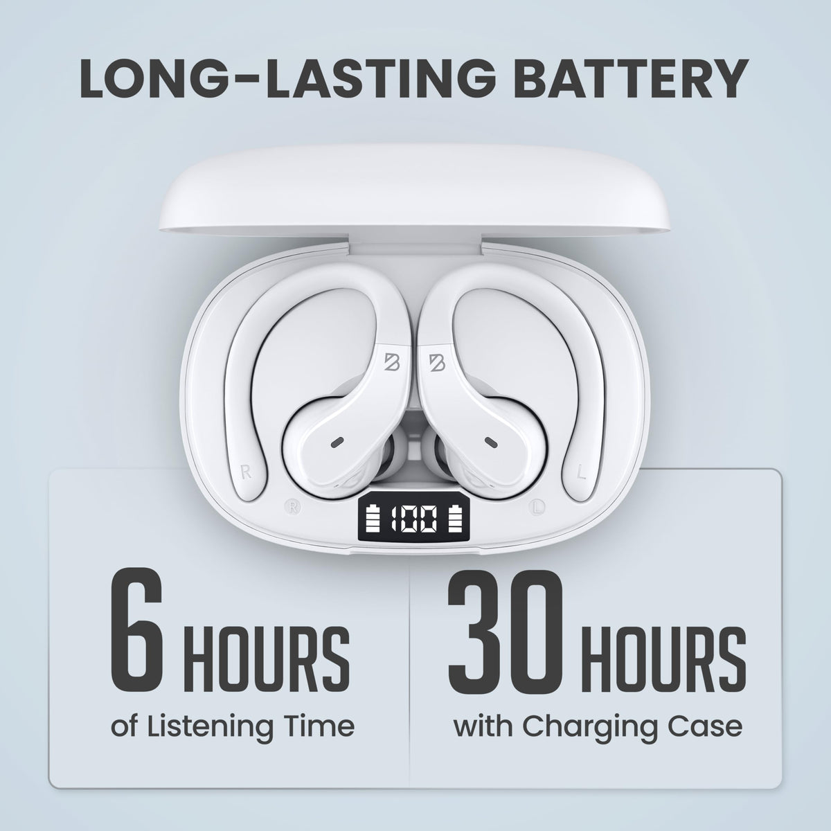 Back Bay Audio Runner USB-C charging simplifies power.