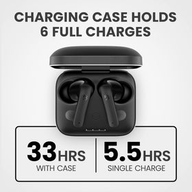 Small-ear-friendly design shown securing a comfortable fit during movement.