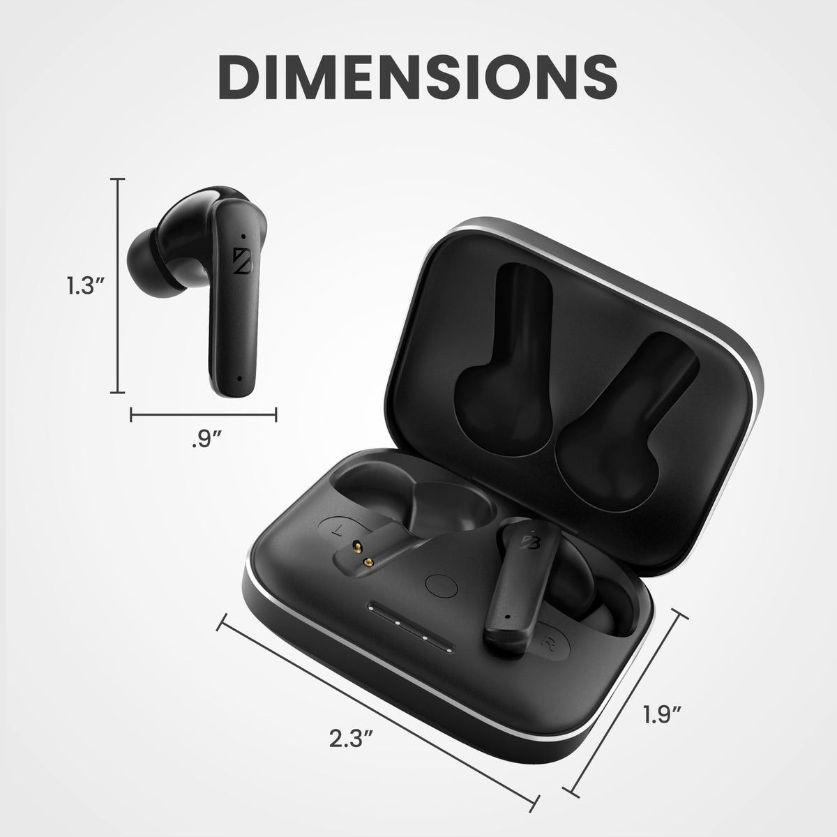 Wireless microphone in use during calls for clearer conversations.