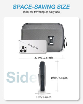 BAGSMART grey organizer SD card slots keeping memory cards organized
