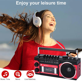 BAIJIALI paired with phone and headphones for wireless streaming