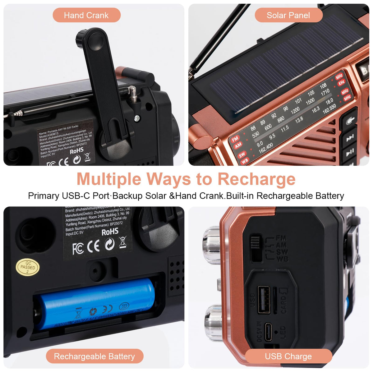 BAIJIALI NOAA weather radio ensures official alerts and timely information