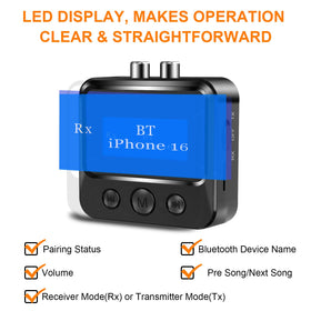 BAISHUN RCA and 3.5mm inputs enable versatile, universal connections.
