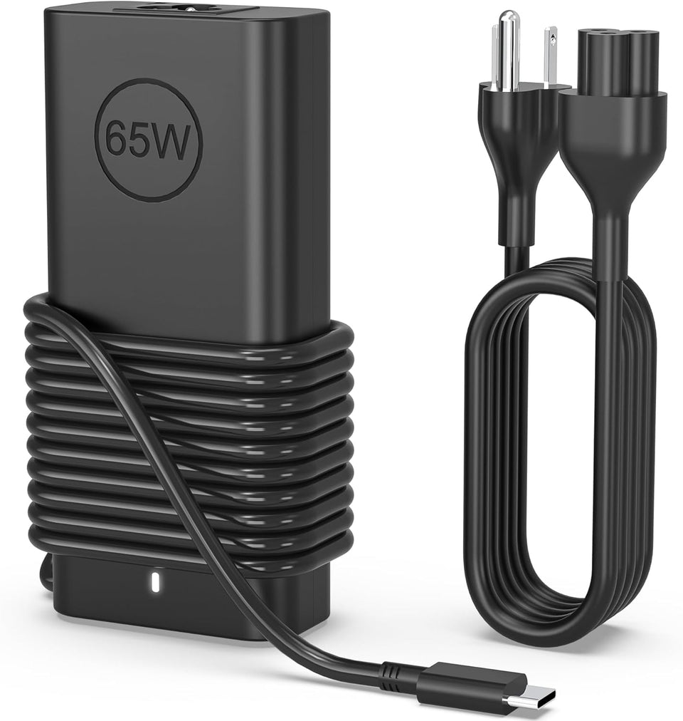 BAJ 65W charger front view showing compact design and convenience