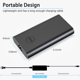 BAJ 90W USB-C charger with AC power cord, complete set for home or office.