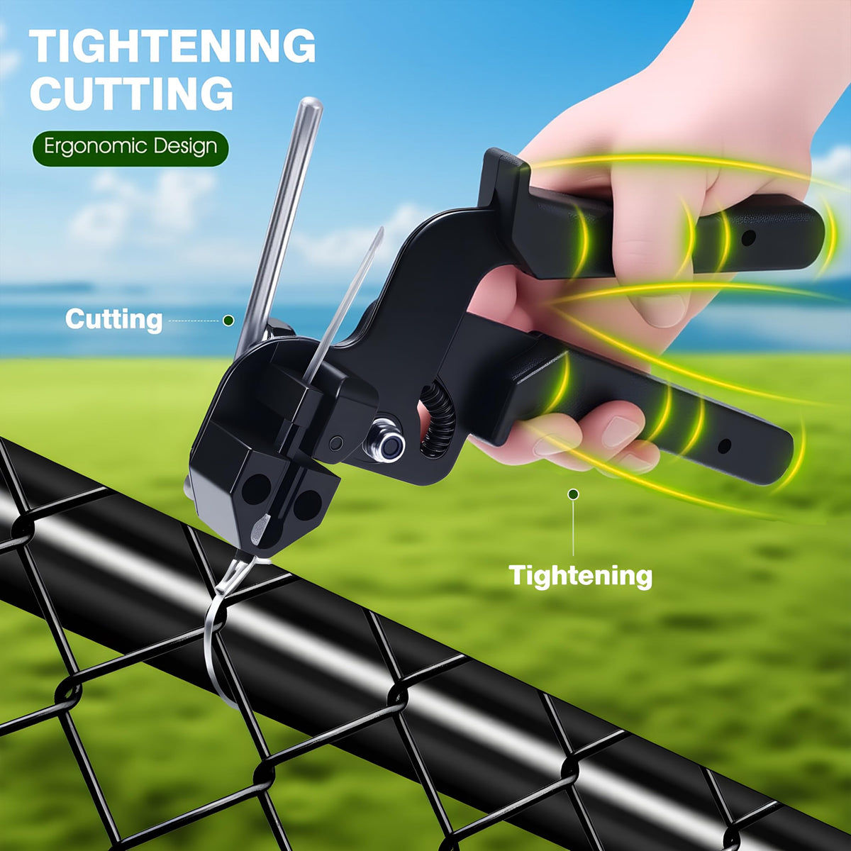 Balabulala tool trimming a metal tie in use offering clean cut advantage