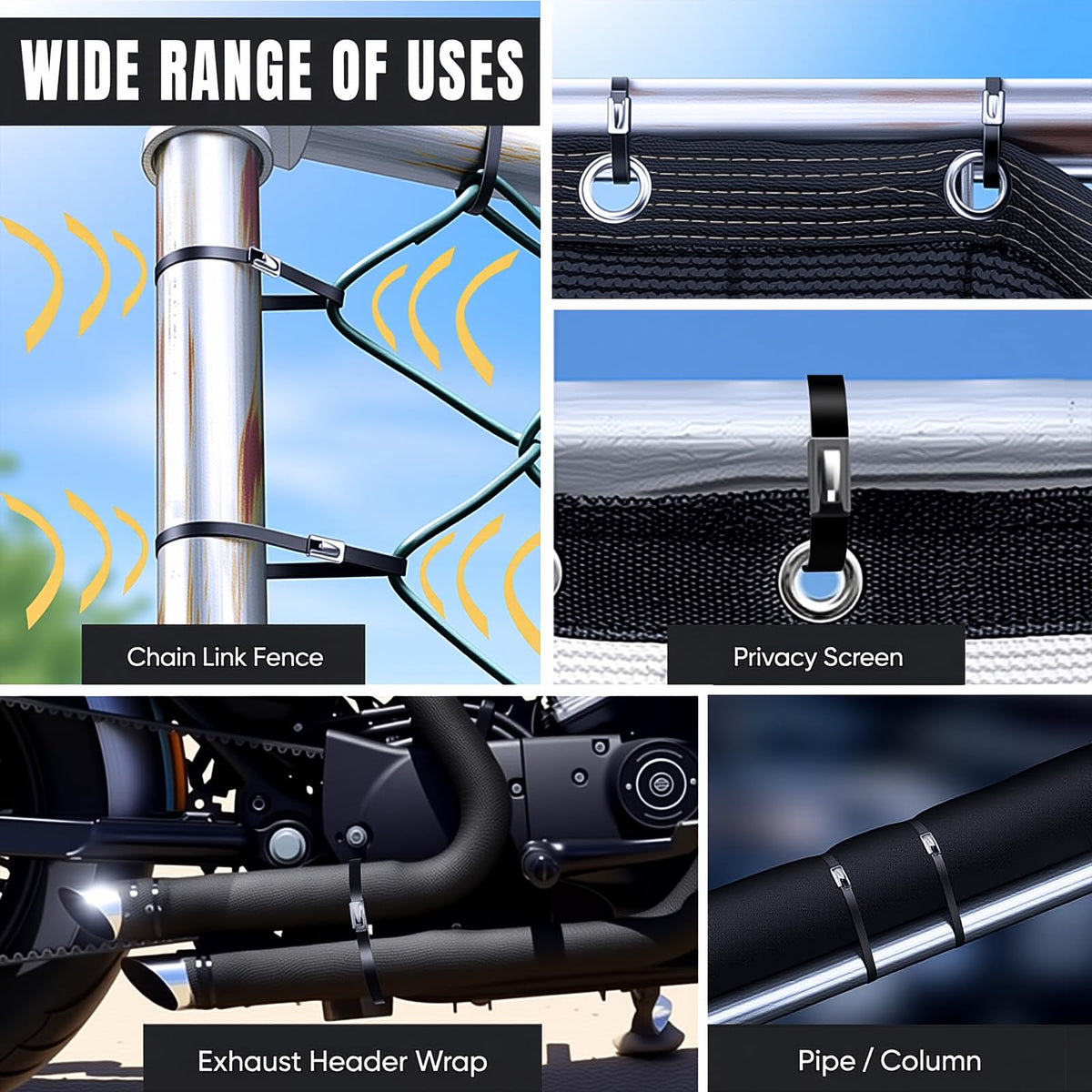 Balabulala ties used outdoors showing UV resistance and reliability