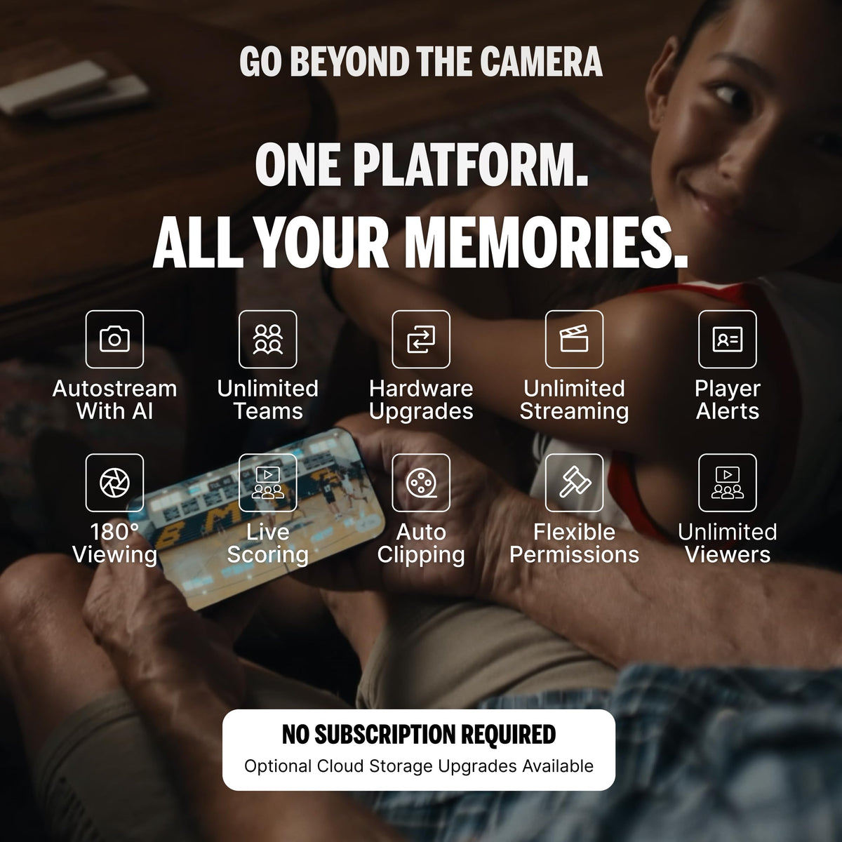 BallerCam highlights clipping lets you save key moments to your camera roll.