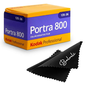 Balveli Kodak Portra 800 front packaging showing roll and benefits
