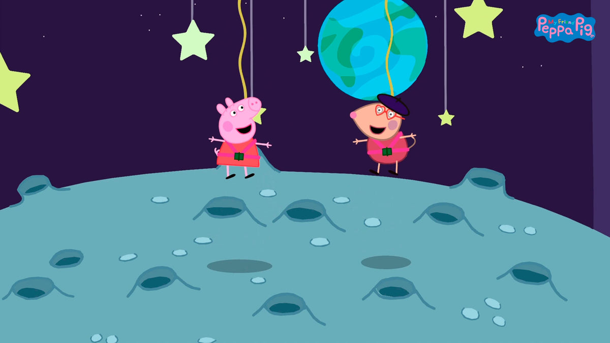 Bandai Namco Outright Games Peppa Pig multilingual UI showing language options