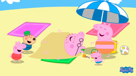 Bandai Namco Outright Games Peppa Pig title screen ready to start