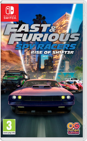 Bandai Namco Spy Racers SH1FT3R cover image highlighting stealth racing vibe and style