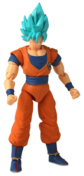 BANDAI Super Saiyan Blue Goku side profile showing gi texture and paintwork