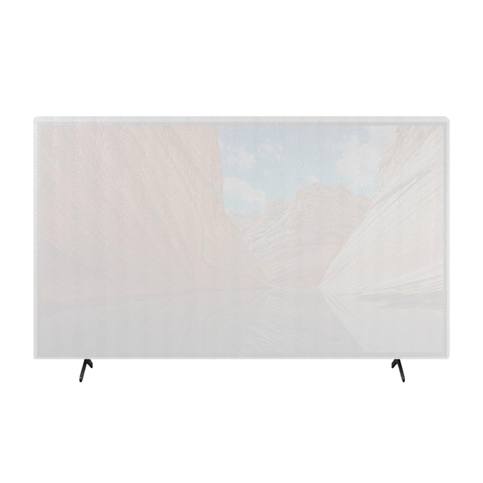 Bandelt foam TV cover showing 55in x 32in dimensions for moving protection