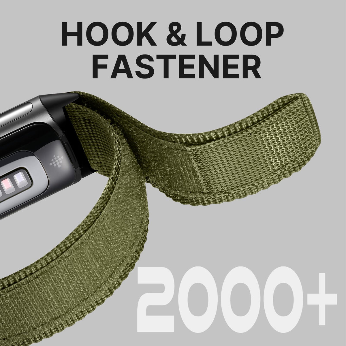 Bandletic hook-and-loop fastener displayed for easy adjustment and long-lasting grip