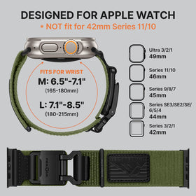 Bandletic next to ruler illustrating width and size fit guidance
