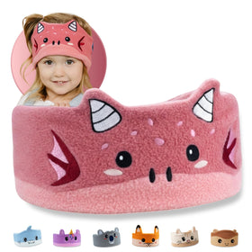 Bandou front view showing soft headband and ear modules for comfort