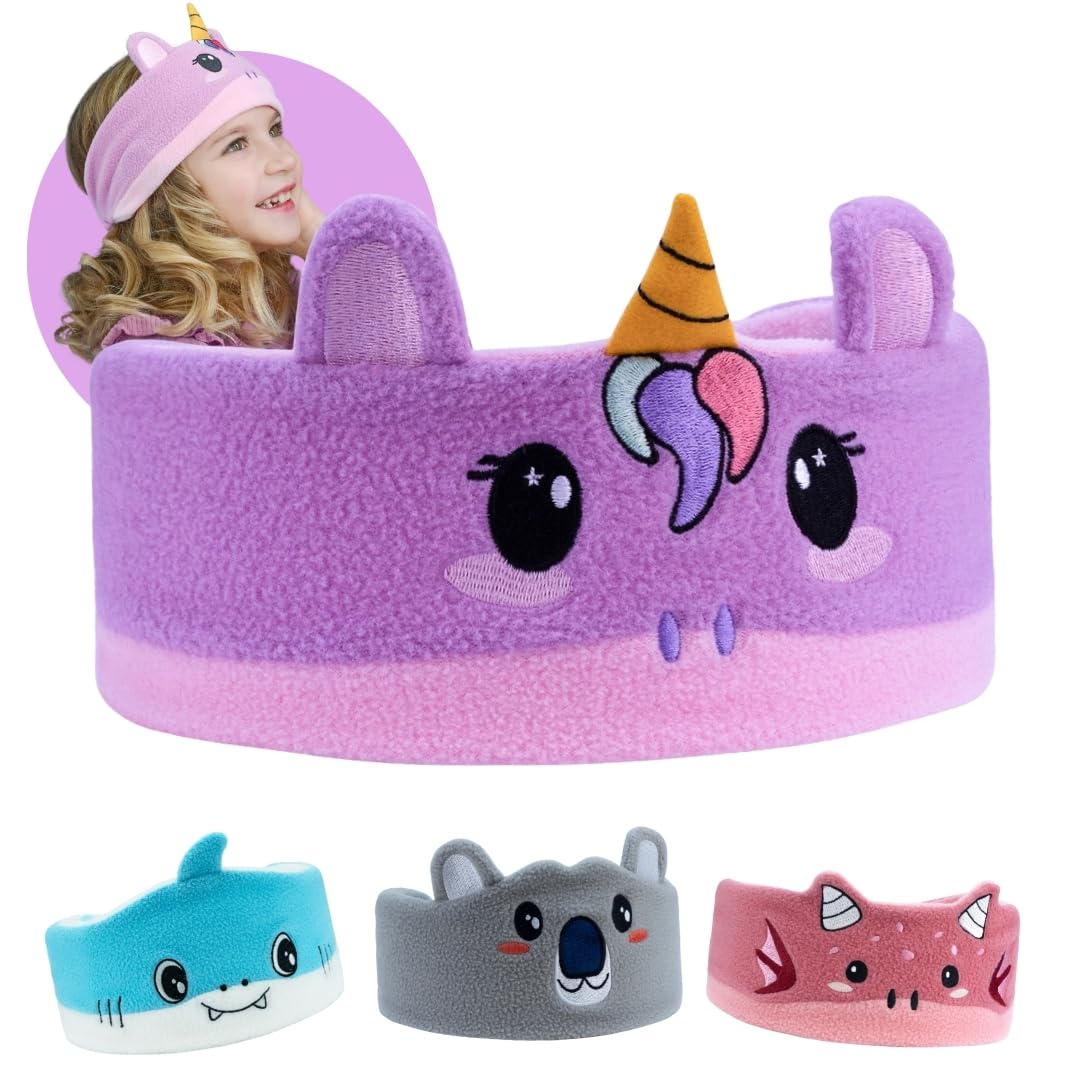 Bandou front view showing soft headband and comfortable toddler fit