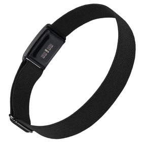 BandSmith stretchy nylon arm band with case securely holding Whoop 5.0 during workouts
