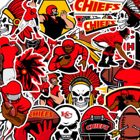 BandWorks Kansas City stickers pack 25 for laptop customization and waterproof durability