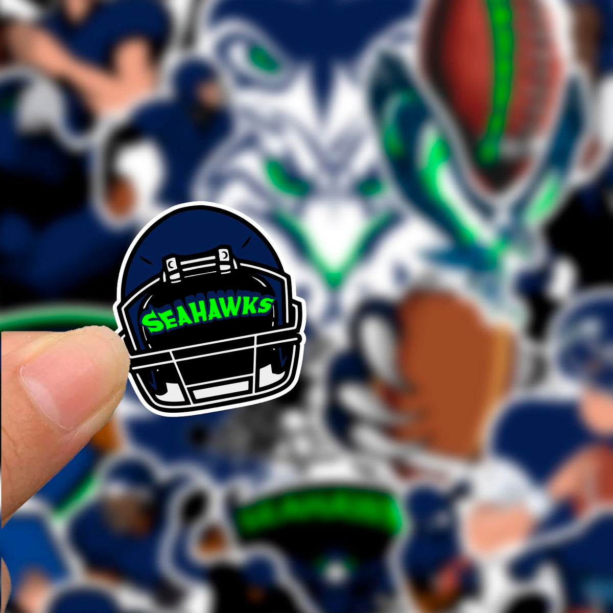 BANDWORKS Seahawks laptop sticker highlights crisp, portable customization