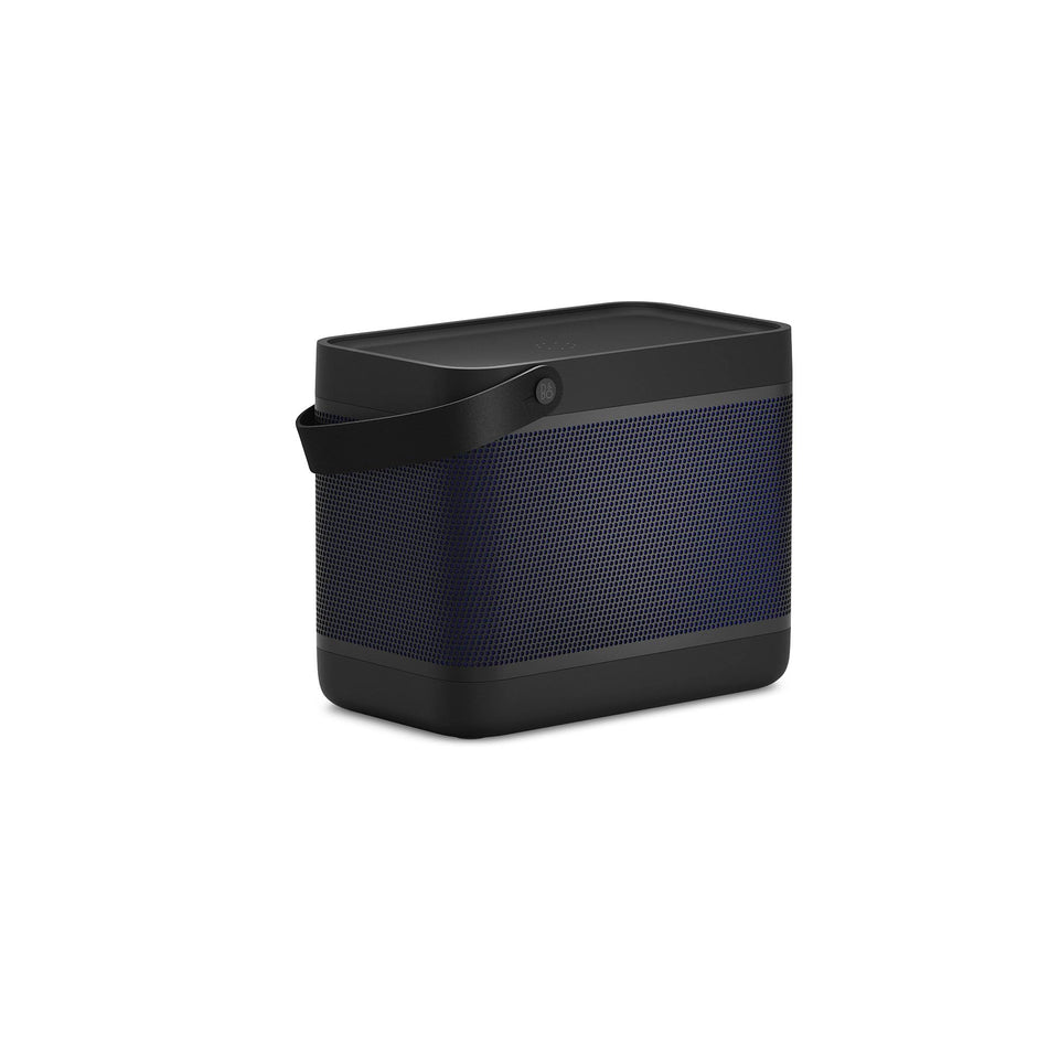 Bang & Olufsen Beolit 20 front view highlighting portable design and premium materials for travel
