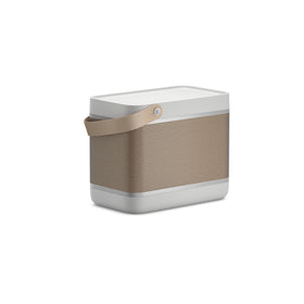 Bang & Olufsen Beolit 20 Grey Mist front view for immersive portable sound on the go.