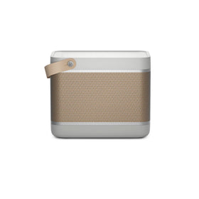 Bang & Olufsen Beolit 20 Grey Mist side profile highlighting durable, travel-ready build.